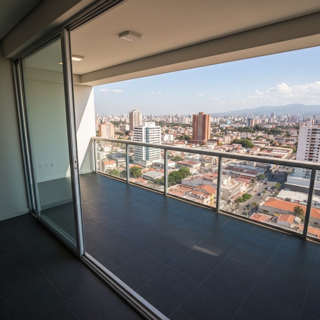 Apartamento con Balcón Grande